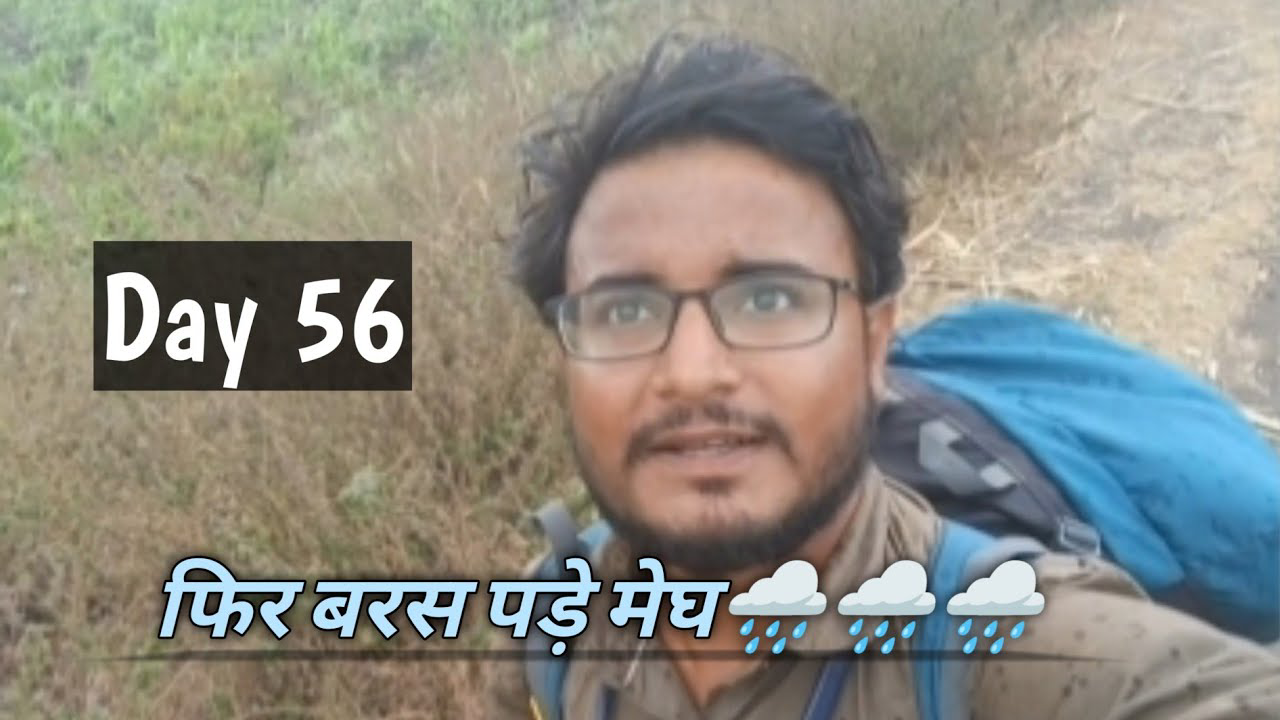 Pradeep Bhatt walks along a picturesque road from Basavana Bagewadi to Muddebihal, Karnataka, enjoying the rural scenery and engaging with the local community.